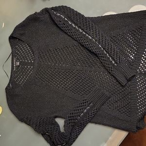 Rock & Republic Sweater with glitter and chains